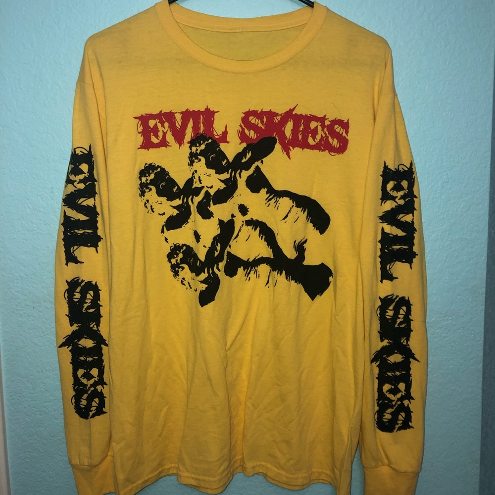 Evil Skies Long Sleeve: Lil Skies collab w/ Evil